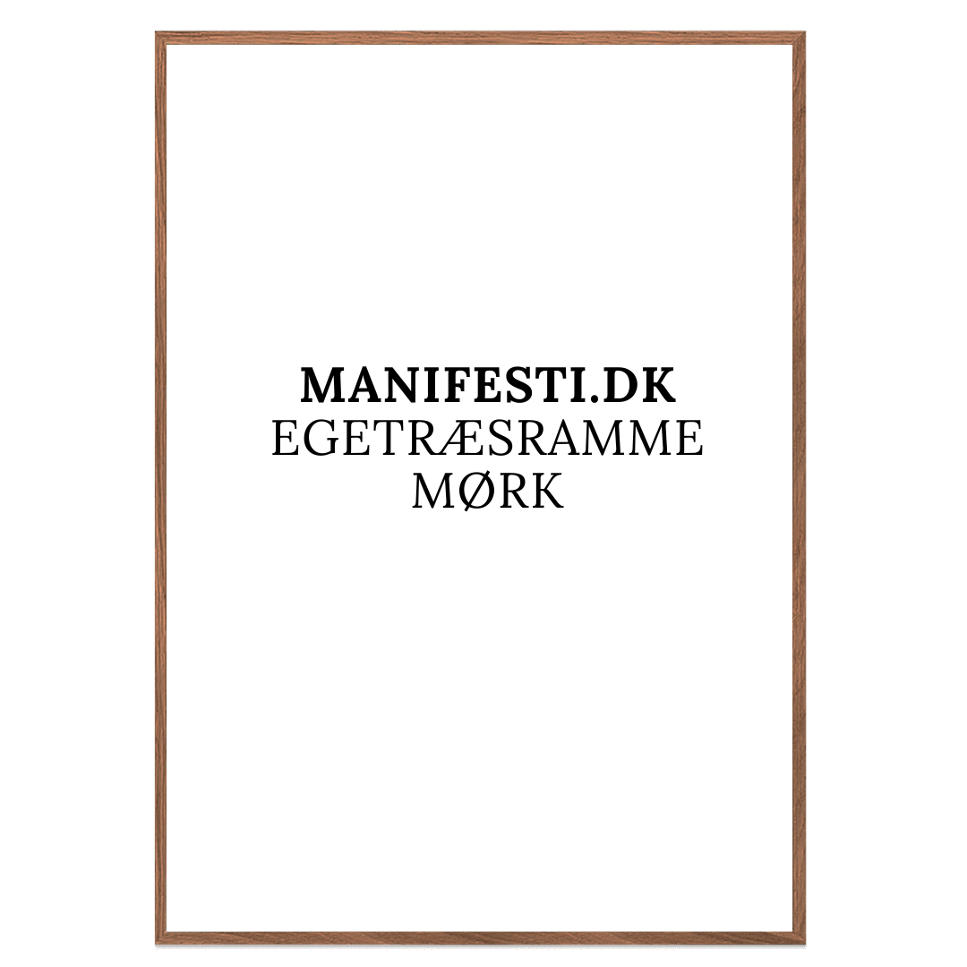 Ramme, Massiv egetræ (50x70cm) B2 - Manifesti